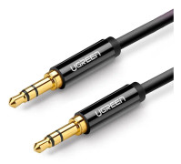 Ugreen Jack 3,5 mm - Jack 3,5 mm kabel 1m svart (UGR648BLK)