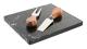 Ostbricka DKD Home Decor Marmor Akaciaträ 36 x 27 x 2 cm