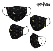 Återanvändbart Hygieniskt Munskydd av Tyg Harry Potter Vuxen Svart