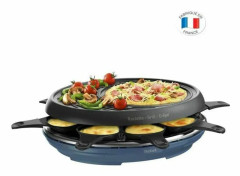 TEFAL - COLORMANIA Grill crepes RE310401 - 8 personer med koppar - stålblå