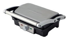 Orbegozo Elgrill med 180° fällbara plattor, non-stick yta, fällbart lock anpassningsbart till