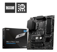 MSI PRO Z790-S Wifi - Moderkort - ATX - LGA1700-uttag - Z790 Chipuppsättning - USB-C 3.2 Gen 2x2, USB 3.2 Gen 1 - 2.5 Gigabit LAN, Wi-Fi, Bluetooth -