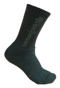 Woolpower Kids Socks Classic Logo 400 Forest Green