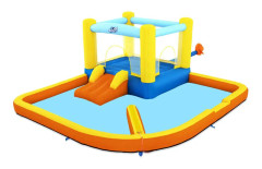 Bestway 53381, Uppblåsbart lekcenter, PVC, Polyester, Multifärg