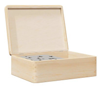 vidaXL Trälåda med lock 40x30x13 cm massiv furu