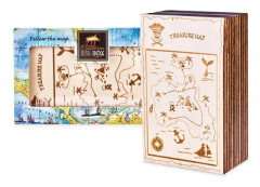 Eureka Brain Puzzle Wooden Escape Box - Caribbean Block