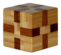 Eureka 3D Bamboo Brain Puzzle Cube 3D pusselspel