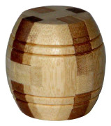 Eureka 3D Bamboo Brain Puzzle Barrel 3D pusselspel
