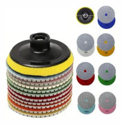 4″ 100mm 8 bitar Polering Pad Set