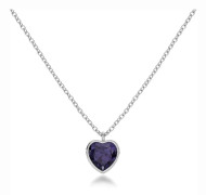 Edblad - Bel Necklace Plum Steel