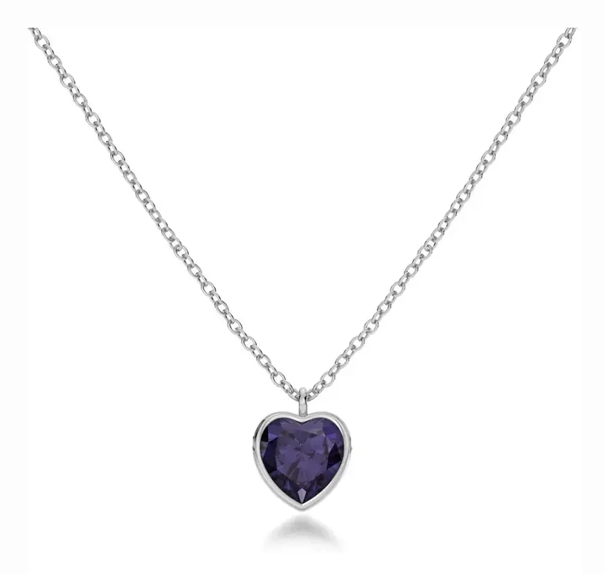 Edblad - Bel Necklace Plum Steel