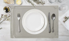 MELINDA DUK 30 X 40 CM SILVER