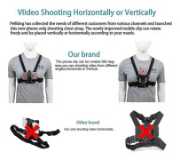 Universal Mobiltelefonklämma för Actionkamera Pov Gopro Samsung Iphone Hållare & Stativ null none-WELLNGS