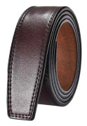 100% Koläder Bälte Utan Spänne 3,5 cm Bredd Äkta Läder Designerbälte Herr Hög Kvalitet 3.5FXCoffee 95CM