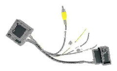 RGB till (RCA) AV CVBS Signalkonverter Dekodarrutan Adapter för Fabriksbakkamera Golf 6 CC