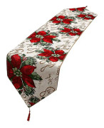 Julbordstablett Broderad Duk Dekorativ Hemfest Dekoration