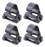 4-pack Snorkelklämmor Universal Snorkelhållare Snorkelhållare Lufttubhållare Set för Dykning Snorkel Utrustning