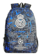 Graffiti Real Madrid Uefa Champions League Axelväska Fan Ryggsäck Student Skolväska Förvaringsväska H