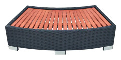 Spatrappa konstrotting 92x45x25 cm svart - Svart
