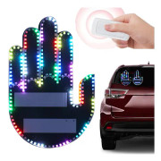 Rolig Gestlampa - Rolig LED-lampa för bakrutan med fjärrkontrollfinger-LED-lampa