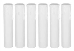 10 st plast ljusrör dekorativa ljus ringformade rör ljus ljustillbehör