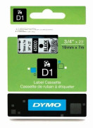 Tape DYMO D1 24mm svart på gul