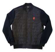 The Rolling Stones Unisex Quilted Jacket: Classic Tongue (Medium)