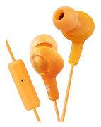 JVC Hörlur FR6 Gumy Plus Mic - Orange