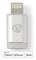 Lightning Adapter | Apple Lightning, 8-stifts | USB Micro-B Hona | Guldplaterad | Aluminium | Kartong med täckt fönster