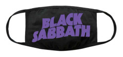 Black Sabbath Face Mask: Wavy Logo