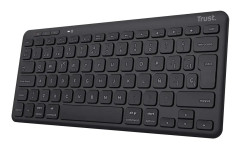 Trådlöst Tangentbord Trust 25059 Qwerty Spanska Svart