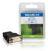  High Speed HDMI med Ethernet Adapter HDMI Kontakt - DVI-D 24+1p hona Svart