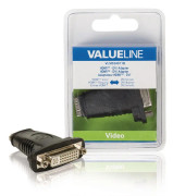  High Speed HDMI med Ethernet Adapter HDMI Hona - DVI-D 24+1p hona Svart