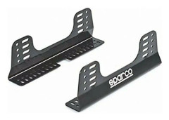 Sidostöd för racing-säte Sparco Svart Stål (3 mm) (400 mm) (2 pcs)