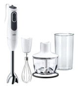 BRAUN MQ3135WH Handbländare med hackare - Vit