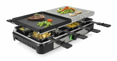 Tristar RA-2747, 1400 W, 230 V, 50 - 60 hz, 8 styck, Tristar RA-2747 Raclette Stone Grill, reversible grill plate, stone grill, 8x pans, 1x 1-metre..