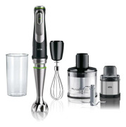 Braun Multiquick 9 MQ 9138XI - Handmixer - 1.2 kW - premiumsvart/borstat rostfritt stål