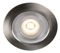 Llitt Alice 12V Infälld downlight 2700K IP44 340lm Borstad stål 1-pack