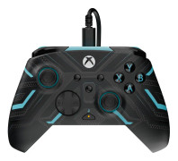 Manett för spel - PDP - Pdp Advanced Titan Steel - Trådad - Svart och Blå - Xbox Series X S/PC