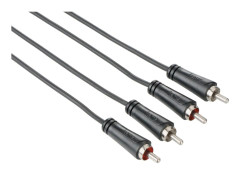 HAMA Kabel Audio 2xRCA-2xRCA Svart 1.5m