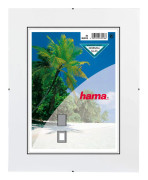 Hama Frameless Picture Holder Clip-Fix - Fotohållare - Designat för: 5x7 tum (13x18 cm) - glas - rektangulär