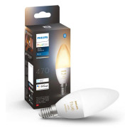 Philips Hue White ambiance - LED-glödlampa - form: B39 - E14 - 4 W (motsvarande 25 W) - klass G - varmt till kallt vitt ljus - 2200-6500 K