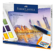 Faber-Castell - Watercolours in pans 24ct set (169724)