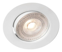 Llitt Sara 230V Dimbar downlight spotlight 3000K 400lm IP44 Vit