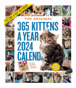 365 Kittens-A-Year Picture-A-Day Wall Calendar 2024