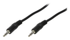 Stereo mini Jack 2x 3.5mm cable, 1m