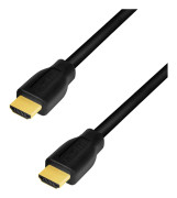 LogiLink CH0100, 1 m, HDMI Typ A (standard), HDMI Typ A (standard), 3D kompatibilitet, 14,4 Gbit/s, Svart