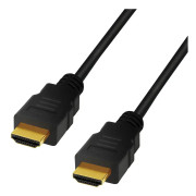 LogiLink CH0079, 3 m, HDMI Typ A (standard), HDMI Typ A (standard), 48 Gbit/s, Ljudreturkanal (ARC), Svart