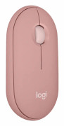 Logitech® | Pebble Mouse 2 (M350s) - Mus - optisk - 3 knappar - trådlös - Bluetooth - Tonal-Rose