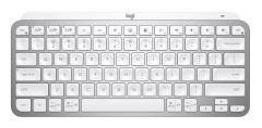 Logitech MX Keys Minimalist Wireless Illuminated Keyboard - Tangentbord - trådlös - 2.4 GHz - Pale Grey - Nordic